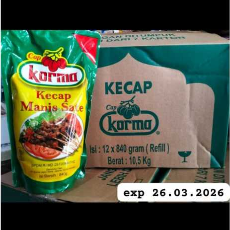 

Kecap Korma 840ml Kurma Manis Sate