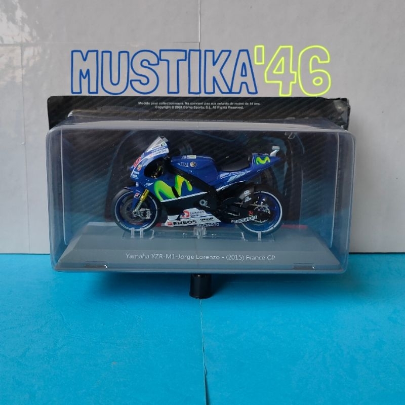 diecast MotoGP Yamaha yzr M1 Jorge Lorenzo 2015 altaya langka