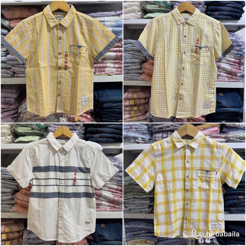 Lee Cooper Original Kemeja Anak Laki-laki 4-14 Tahun