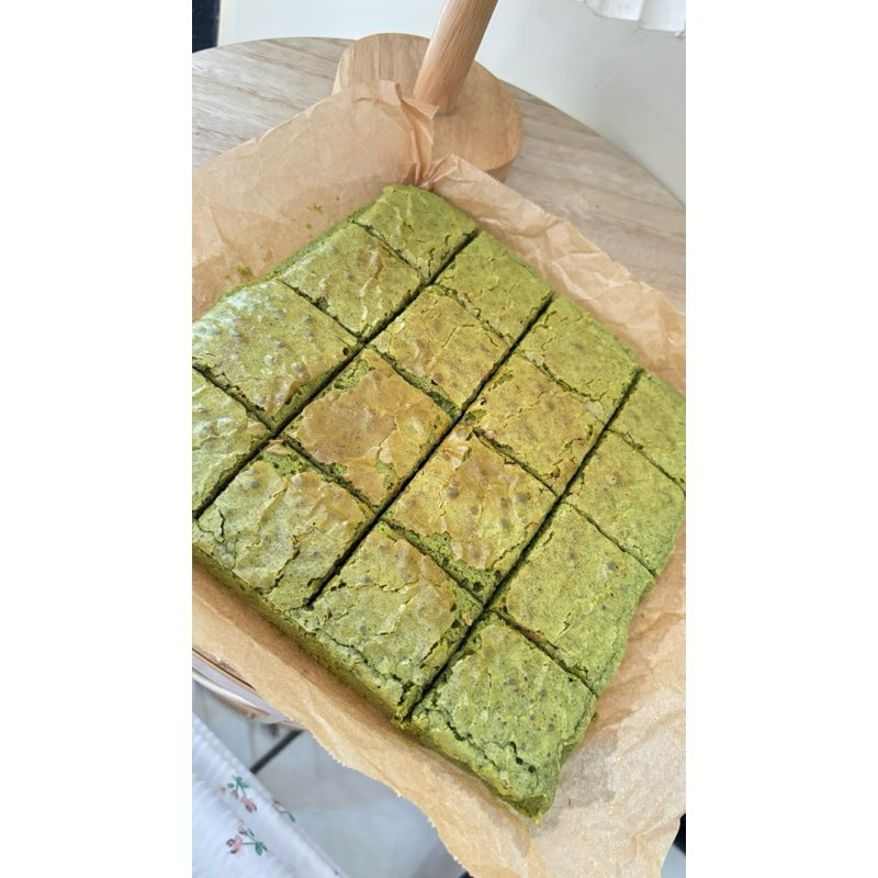 

Matcha Fudgy Brownies