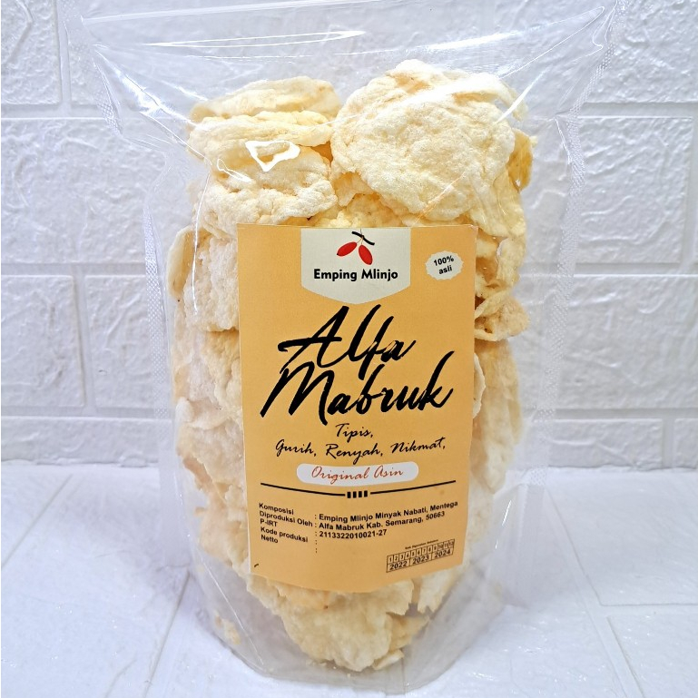 

Emping Melinjo Original Gurih Renyah Tipis Enak Kemasan Ekonomis 1kg