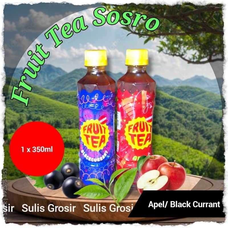 

Fruit Tea Sosro Apel dan Black Currant 350ml Kemasan Botol