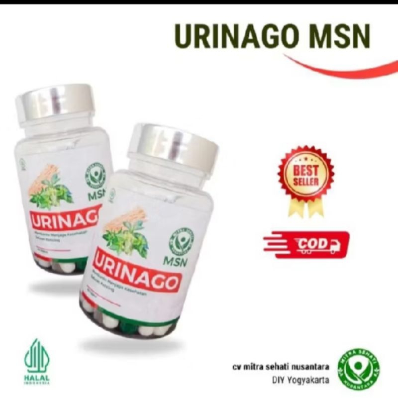 KAPSUL HERBAL MASALAH KENCING URINAGO ORIGINAL.