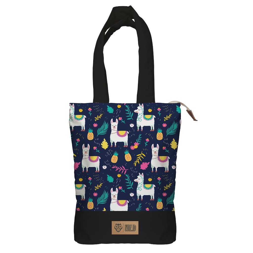 Tote Bag Polyester Water Resistant Alpaka