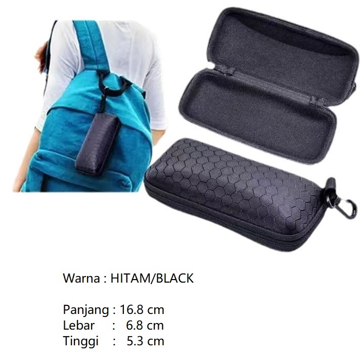 Tempat Kacamatas sunglasses  jumbo Pria Wanita Box Reseleting Kotak Hardcase Kacamata Box Dompet Kac