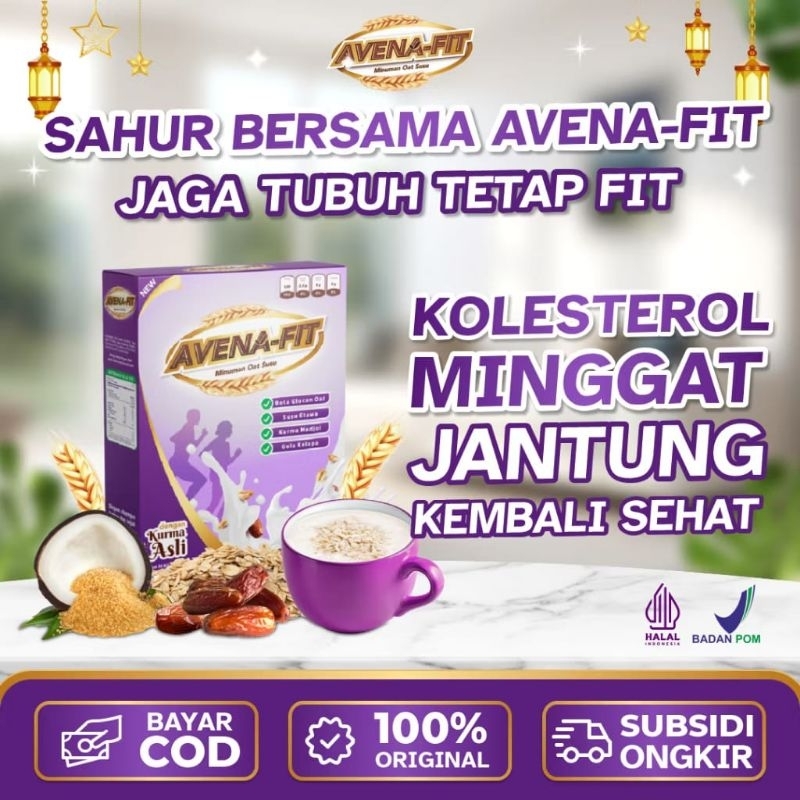 

AVENAFIT Sereal Sehat Untuk Atasi Kolesterol Diabetes & Pencernaan Minuman Oat Nomer 1