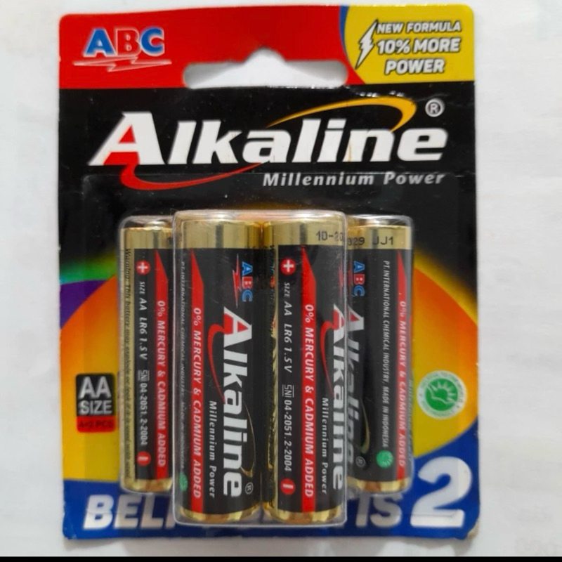 Baterai ABC ALKALINE AA isi 6