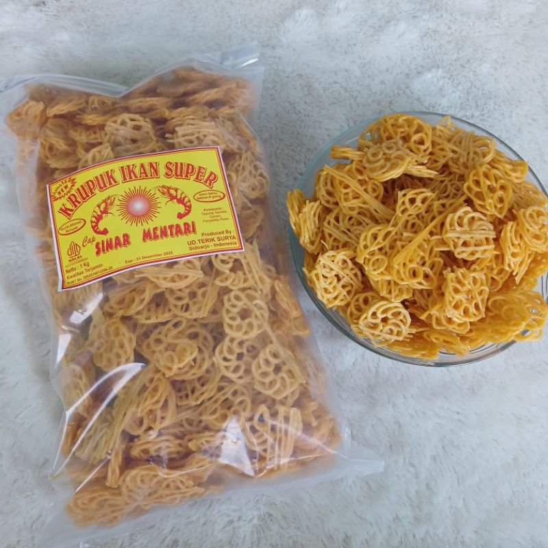 

Kerupuk Mentah Mawar Kuning Rafael Kemasan 1Kg