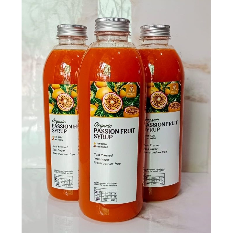 

(KIRIM INSTAN) ORGANIC SIRUP MARKISA MEDAN 1liter -PURE FRESH HOMEMADE
