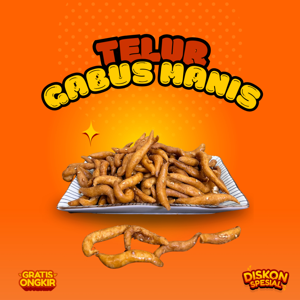 

Telur Gabus Manis Wijen Renyah Cocok Untuk Semua Usia 250gr