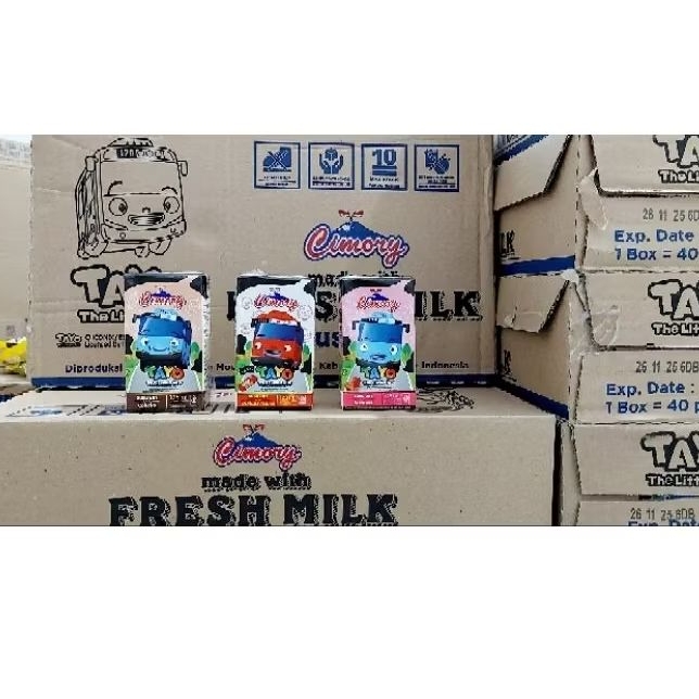 

Susu Cimory UHT Fresh Milk 125 ml Dus / Karton Rasa Coklat Strawberry Marie