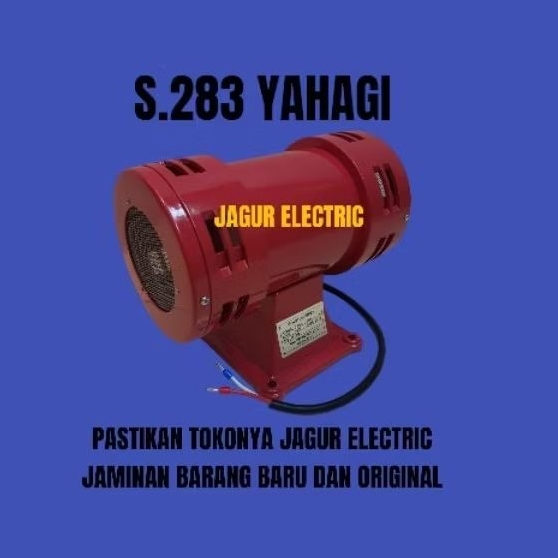 Sirine/Alarm  Yahagi S-283 230 Vac/Sirine/Alarm Pabrik S-283 Yahagi S-283 230 Vac