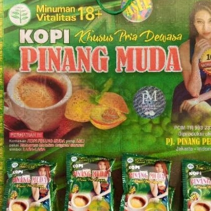 

Kopi Ori Pinang Muda untuk Pria Kemasan Hijau 1 Hanger 16 Sachet