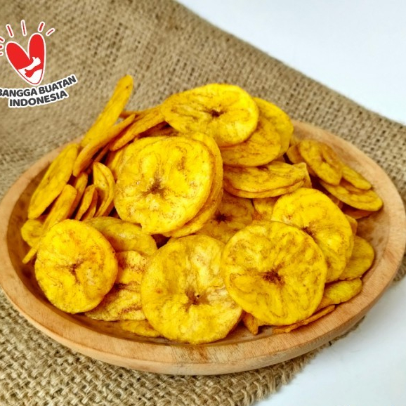 

KERIPIK PISANG BULAT MANIS / KRIPIK PISANG MADU BULET KOIN 500 gram