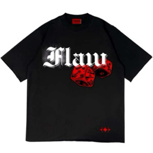 BAJU OVERSIZED FLAWSOME HITAM