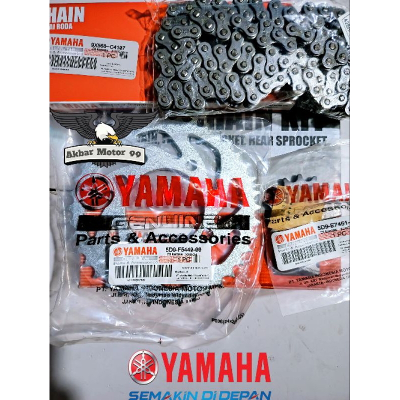 GEAR SET VEGA ZR KODE PART(5D9-W001A-30)