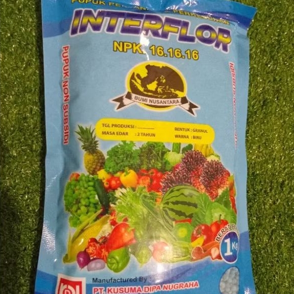 PUPUK NPK 16 16 16 INTERFLOR 1kg