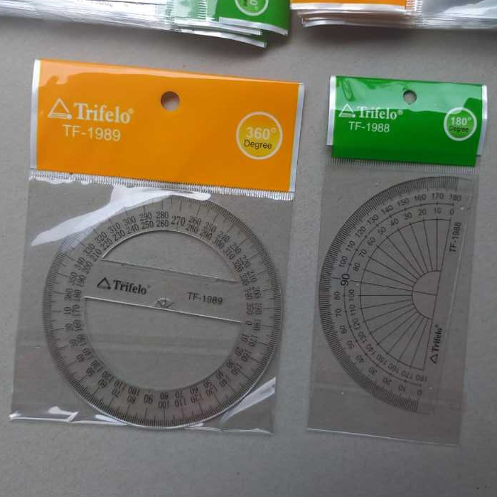 

Penggaris Busur 10Cm Trifello Busur 360 Derajat
