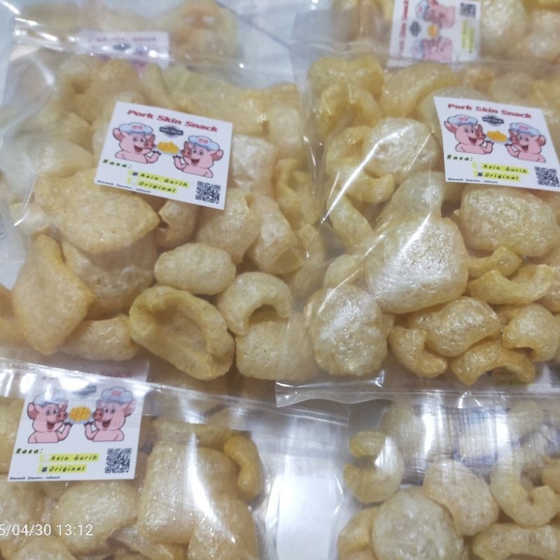

Kerupuk Kulit Babi Impor Premium 40Gram