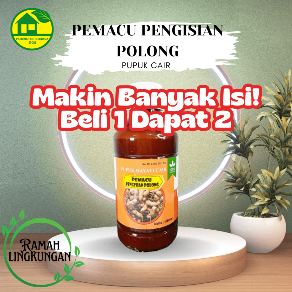 Pupuk Booster Pengisian Polong Kacang Organik Cair