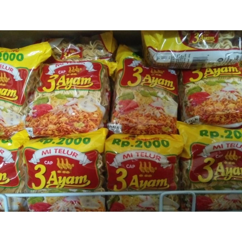 

PROMO ( Paket Hemat mie Telur Cap 3 Ayam per - 5pcs )