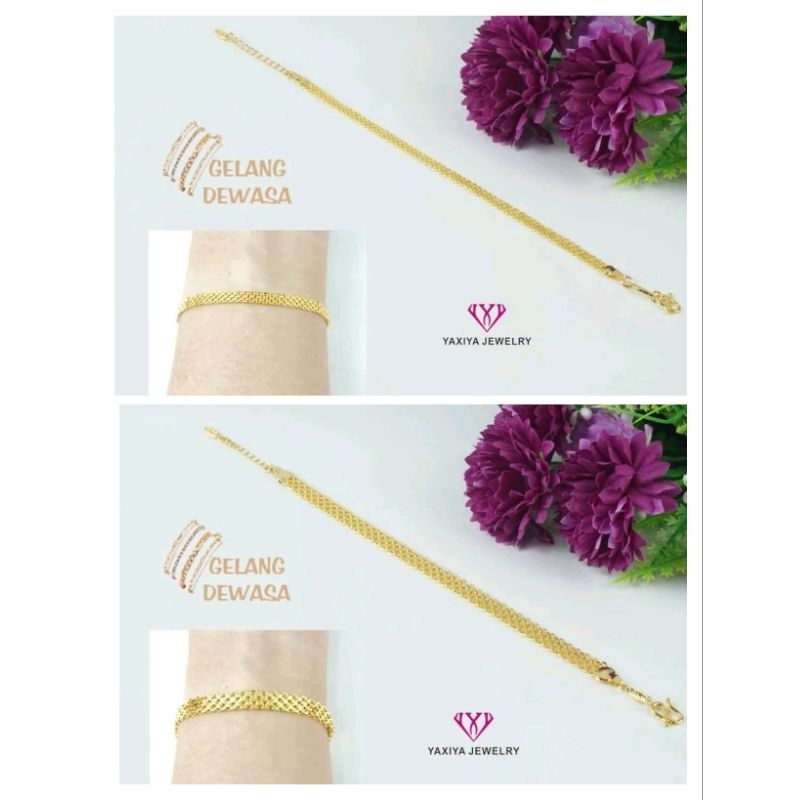 gelang tikar 1 dan 2 suku lapis emas yaxiya