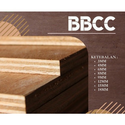 NEW Triplek merk MERANTI BBCC uk 122cm x 244cm - 3mm, 6mm, 9mm, 12mm, 15mm / Multiplek 15mm BBCC