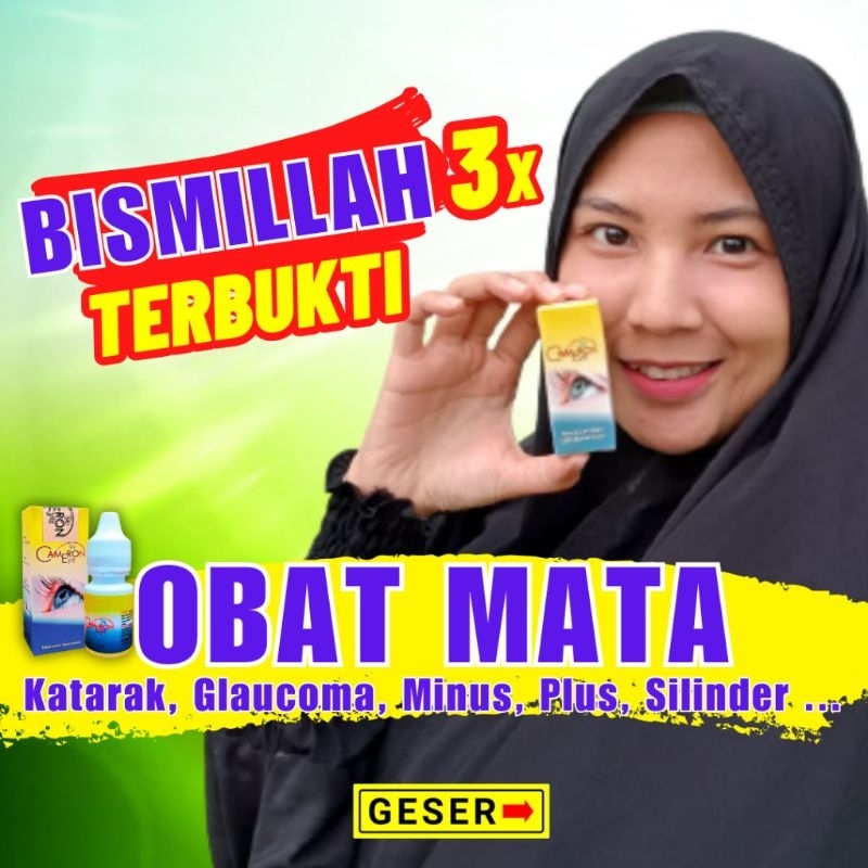 The Cameron Eye / Herbal Tetes Mata Minus, Plus, Silinder, Katarak, Glukoma / Tetes Gurah Mata