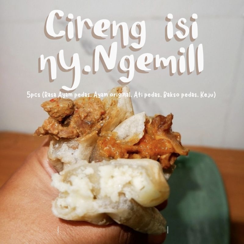 

Cireng chewy jumbo 250gr isi 5 varian mix rasa ayam/ati/bakso/keju original/pedas ny.ngemill Frozen Food