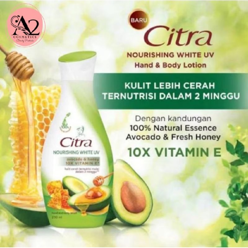 Citra Nourishing Glow Uv Avocado & Honey Hand Body Lotion 230 ML || 110 ML