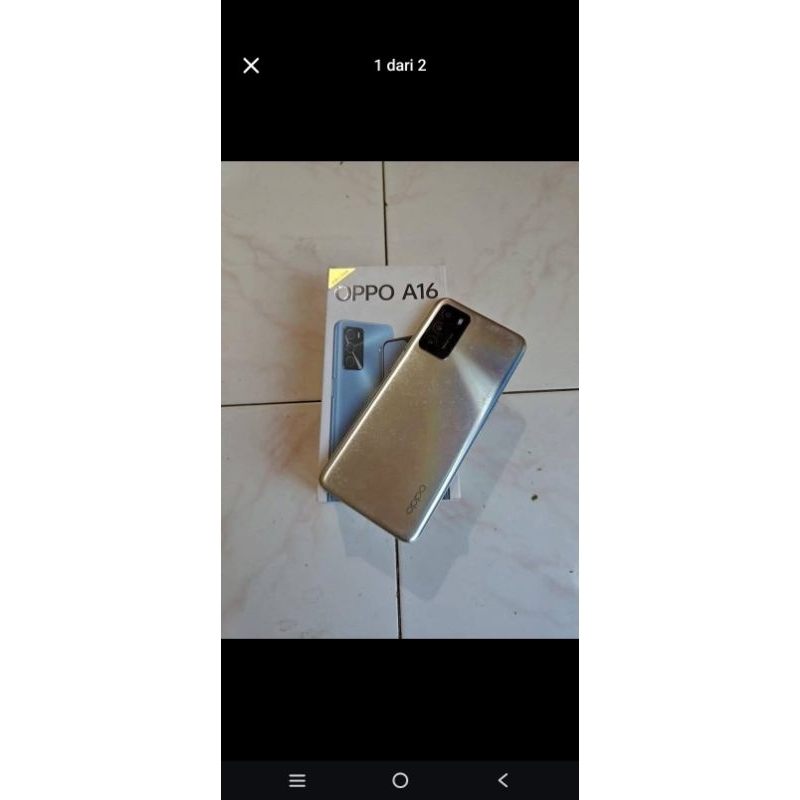 oppo a16 bekas RAM 4/64GB