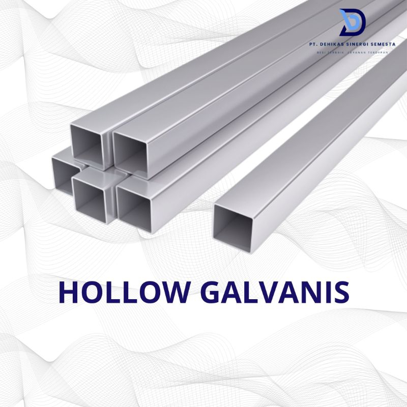 hollow galvanis 50x100 full panjang 6meter