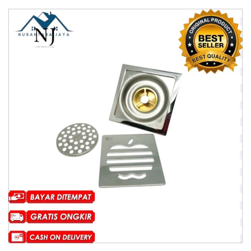 Saringan Got / Floor Drain / Saringan Kamar Mandi Anti Hewan Bonucci Stainless Steel