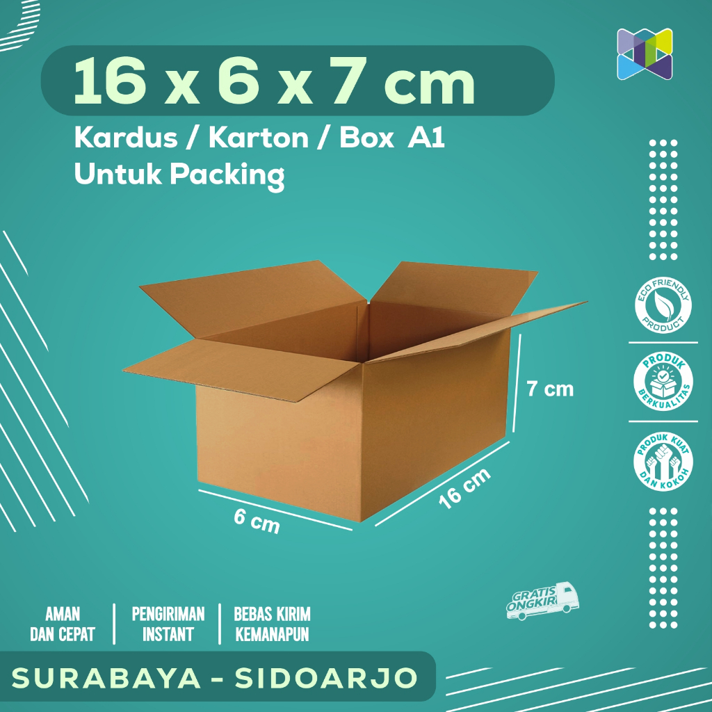 

Box Packing 16x6x7 / Kardus Packing / Karton Packing