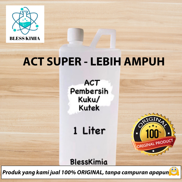Aseton Murni 99.68% ACT – Pembersih Kutek, Penghapus Tinta, Lem, Epoxy | 1 Liter