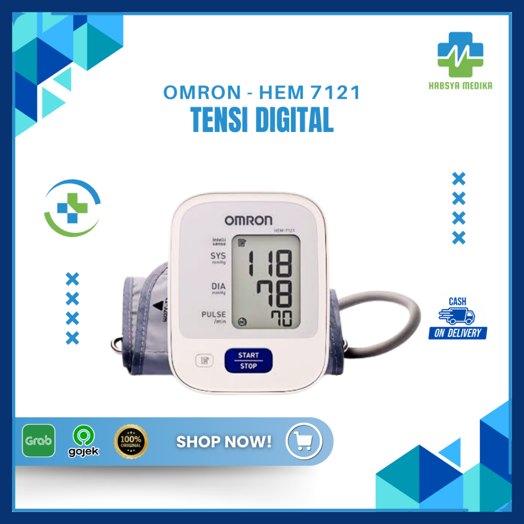 OMRON - Tensi Digital HEM 7121 | Tensi Omron | Tensimeter Digital