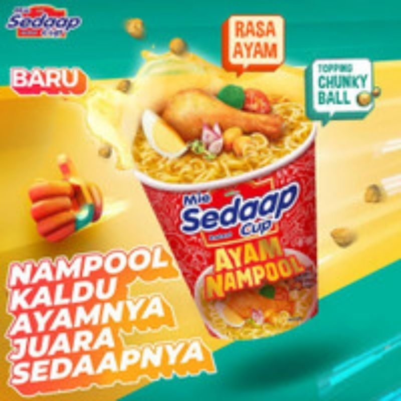 

Mie Sedaap Cup Rasa Ayam Nampol