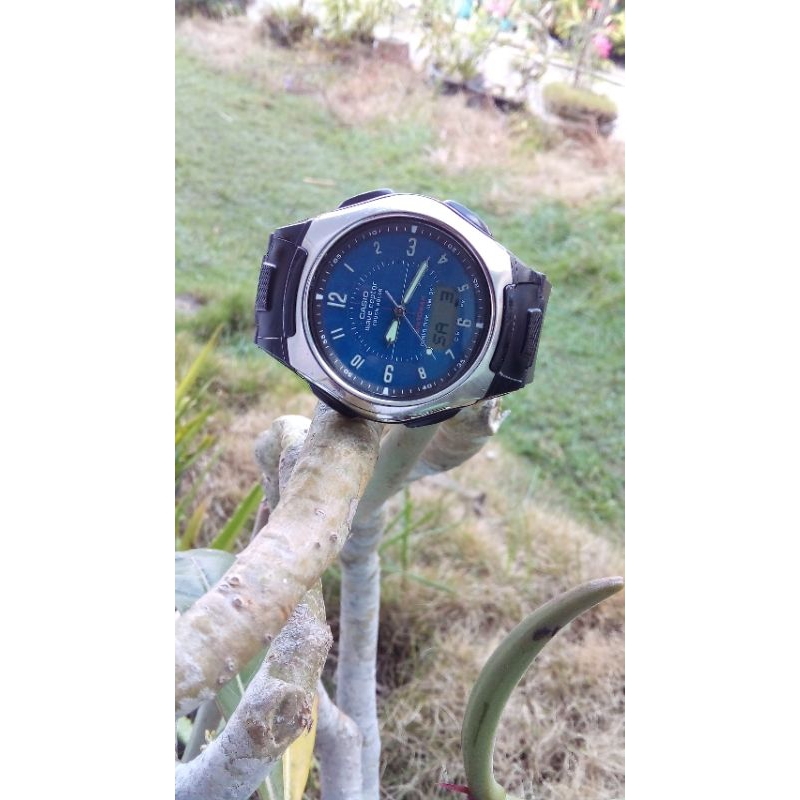 Jam tangan preloved  casio wave  ceptor wva 430j 43 mm