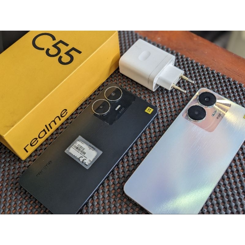 REALME C55 RAM 8/256GB FULLSET (SECOND) ORIGINAL LIKE NEW WARNA GOLD FAVORIT