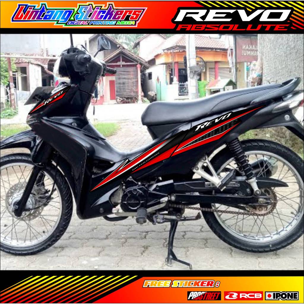 STRIPING VARIASI MOTOR REVO ABSOLUTE / STICKER LIST VARIASI HONDA REVO ABSOLUTE