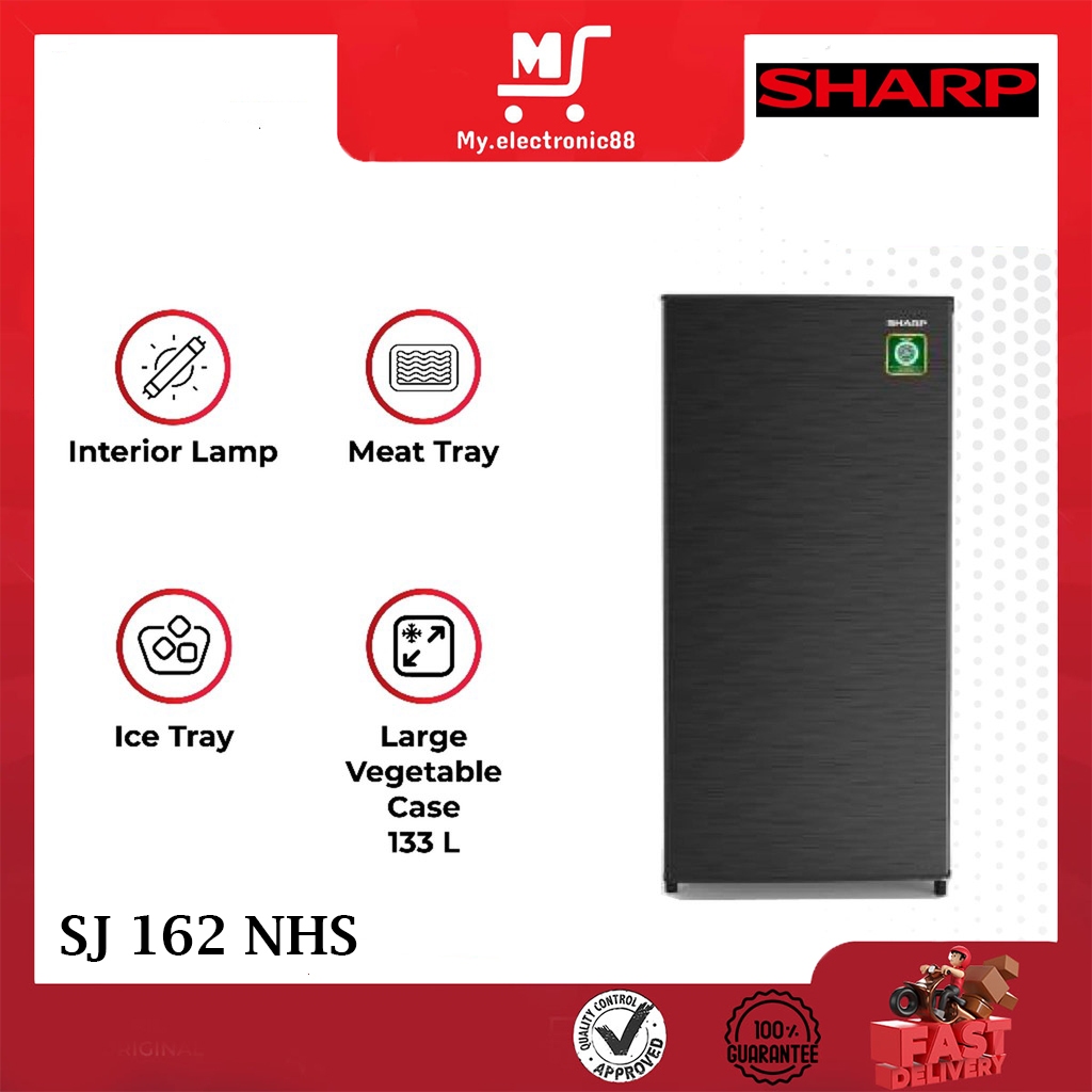 SHARP KULKAS 1 PINTU (SJ 162 NHS)