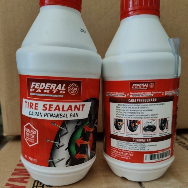 cairan ban tubles cairan penambal ban federal parts 350 ml tire sealant