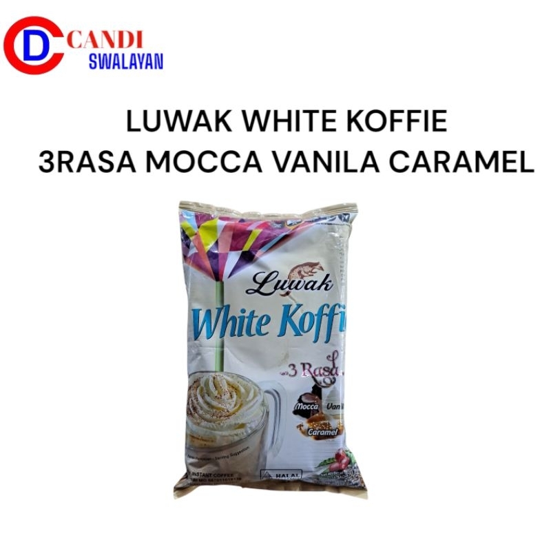 

LUWAK White Koffie 3Rasa Mocca Vanila Caramel 10saset