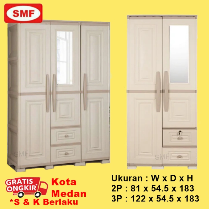 LEMARI PAKAIAN TRANSFORM CABINET MODERN- OLYMPLAST - OTC 03/02 PM