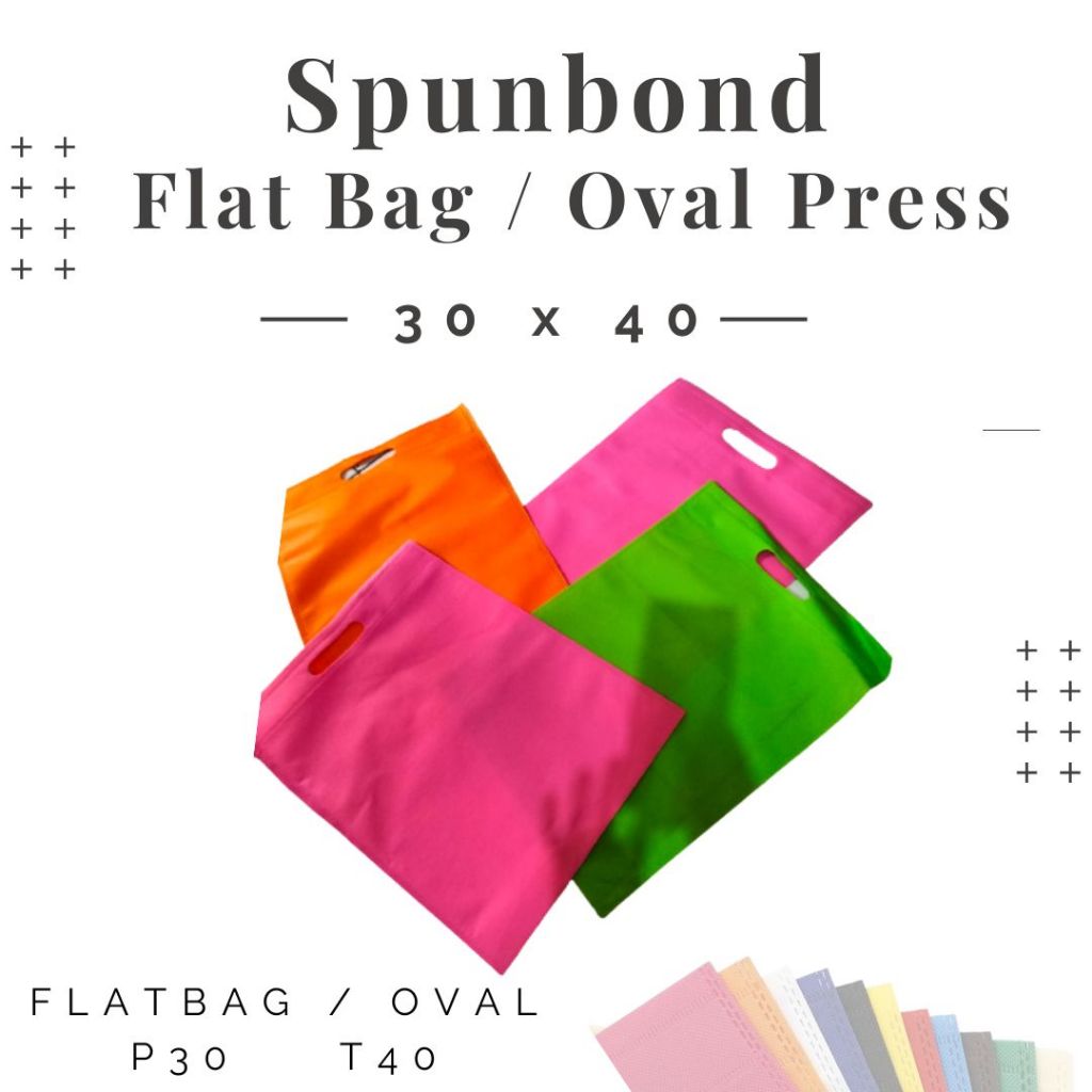 

Harga PER KODI Pahe ( PAket HEmat ) Goodie Bag Oval uk 30x40 70gsm/ tas spunbond