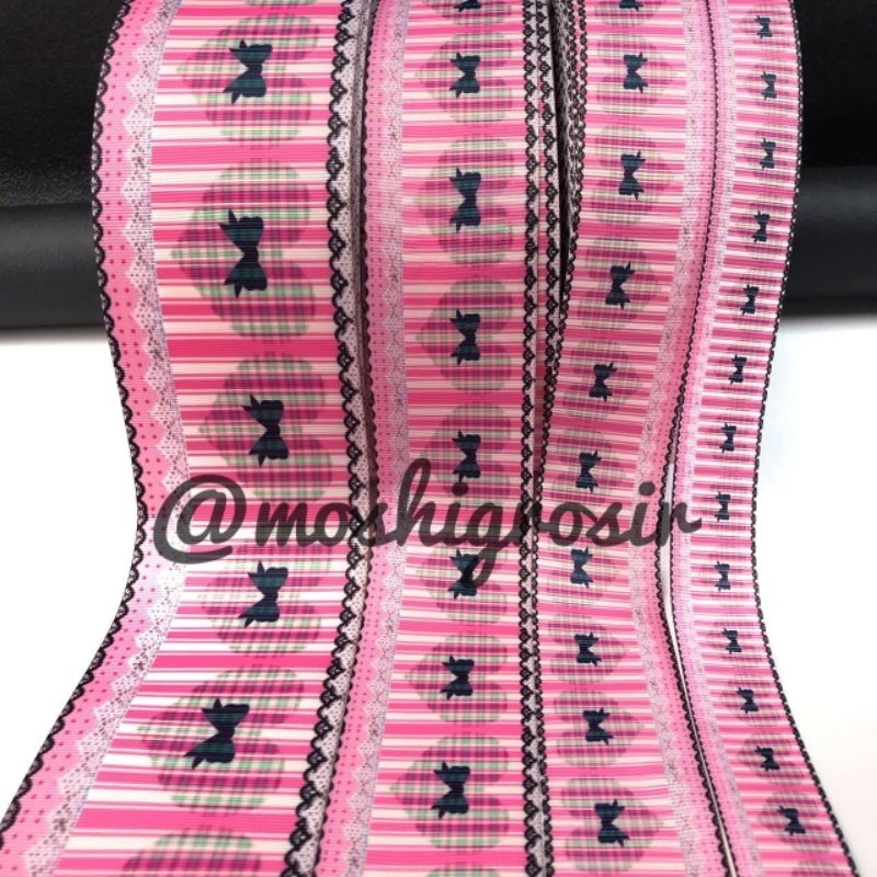 

1 YARD - PITA MOTIF PITA LOVE | PITA KADO | PITA GARIS GARIS LOVE PINK