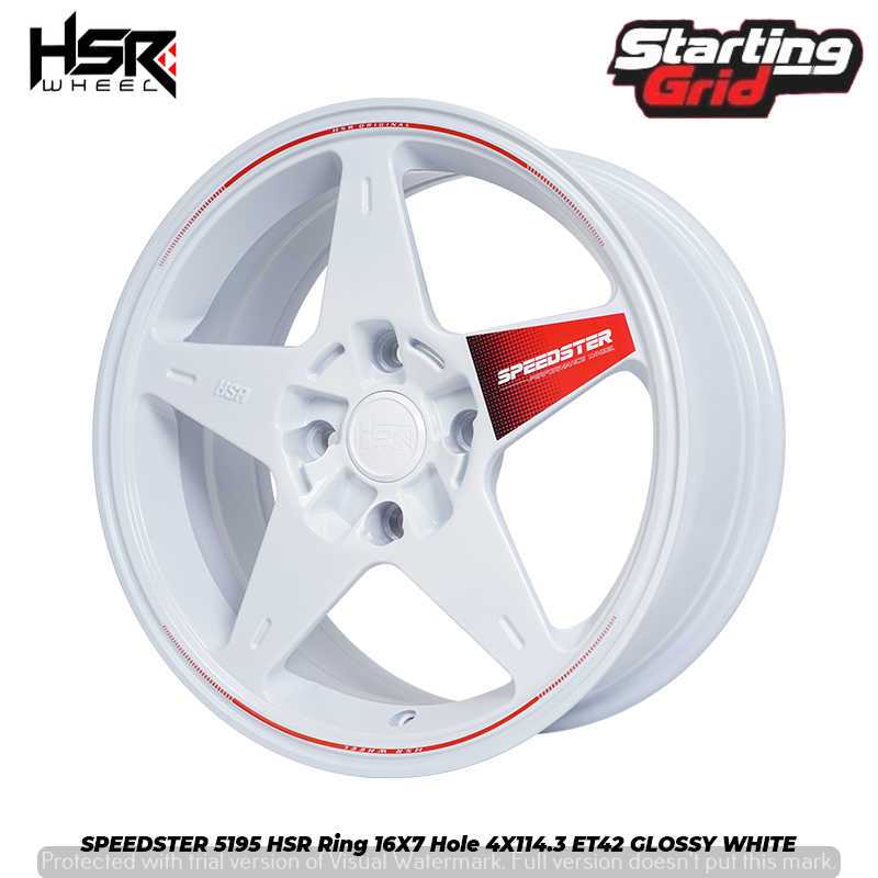 Velg Promo HSR R16 Untuk Evalia, Cary, Pride, Triber, Livina, Xenia - HSR SPEEDSTER