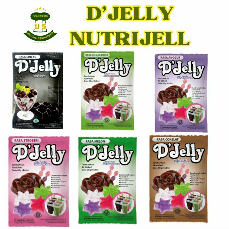 

D Jelly Nutrijell Jelly Bubuk D'Jelly Grasjely Cincau D Jelly Anggur D Jelly Stroberi Strawberry DJelly Melon DJelly Coklat D Jelly Kelapa Muda
