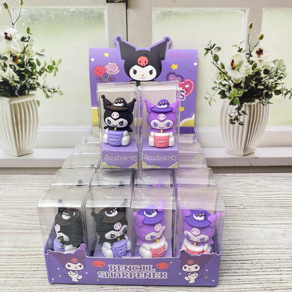 

Rautan Karakter Bentuk 3D Kepala Kuromi Serutan Pensil 3D Lucu Bisa COD