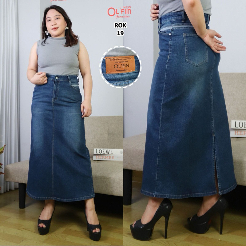 OL,FIN- Rok Jeans export quality